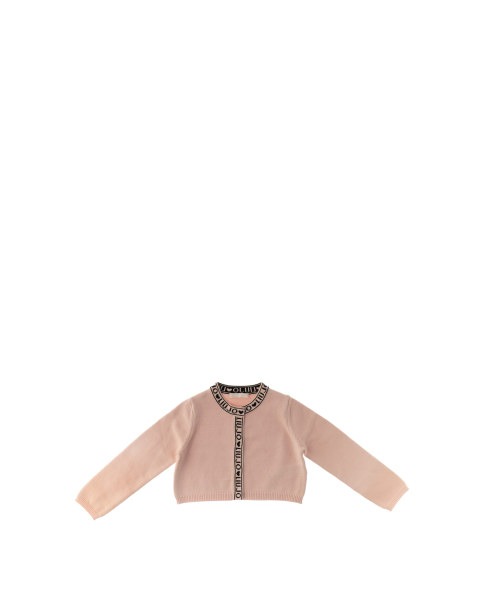 Cardigan girocollo
