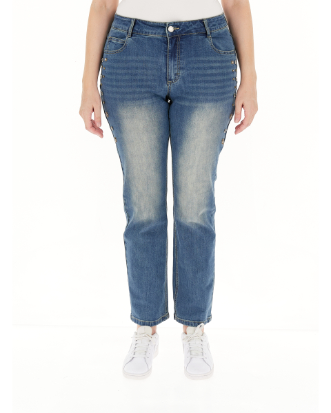 Jeans con strass