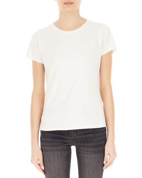 T-shirt con strass