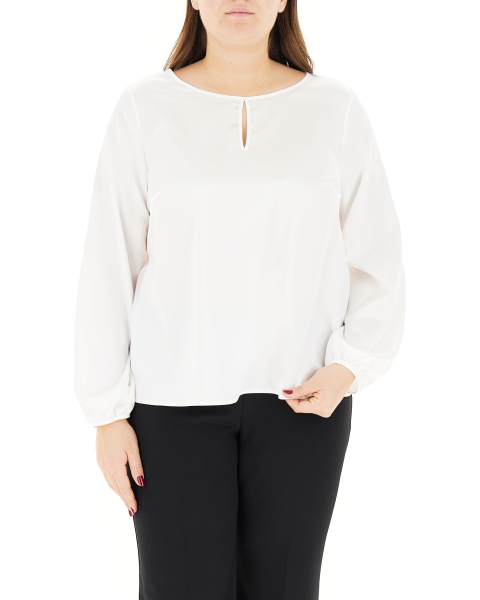 Blusa maniche lunghe