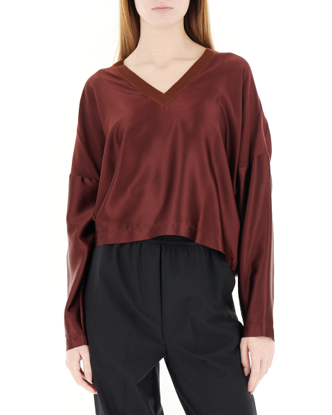 Blusa scollo V