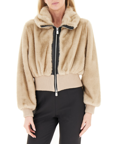 Bomber finta pelliccia