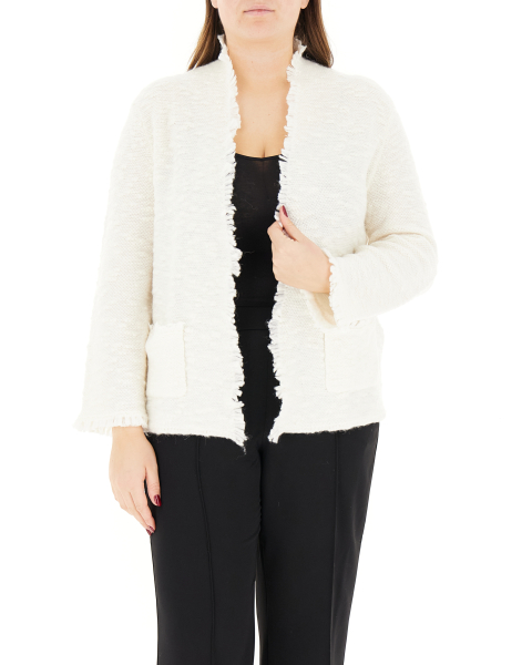 Cardigan misto lana