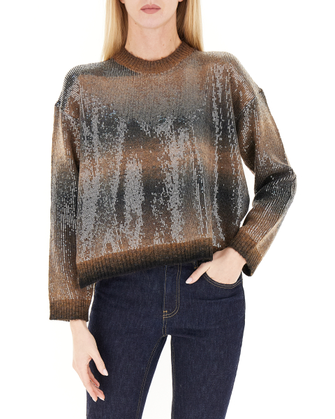 Maglione con paillettes