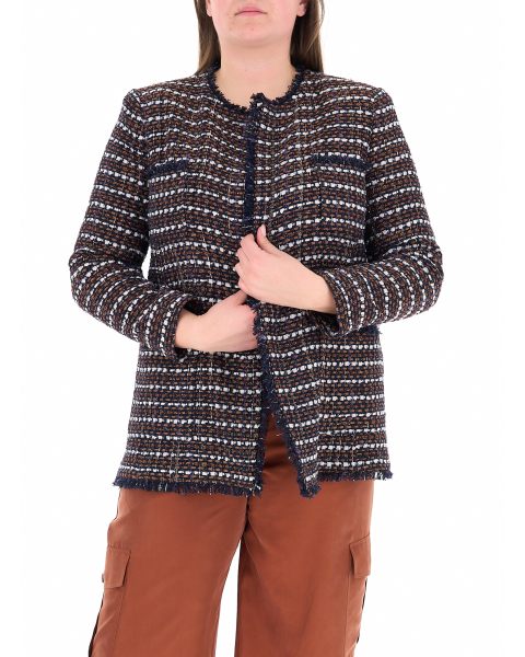 Blazer in tweed