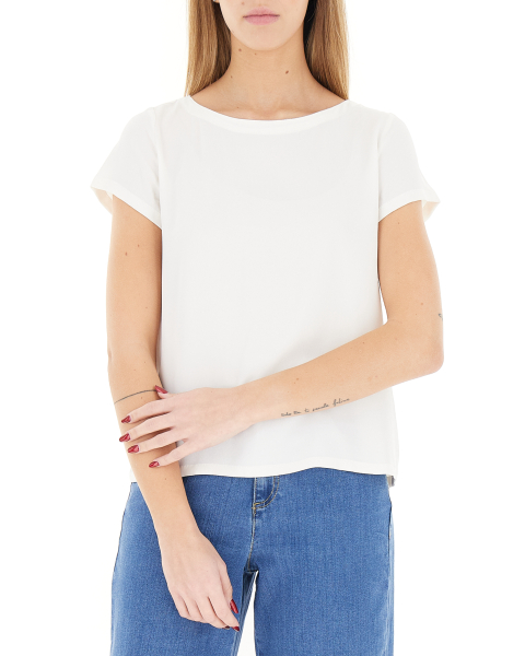 Blusa misto seta