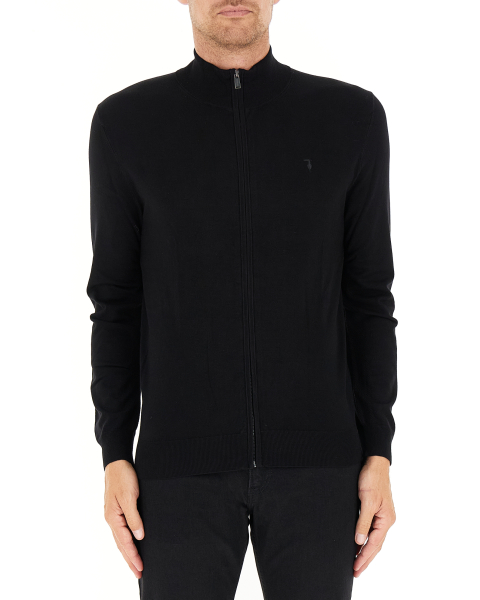 Cardigan con zip