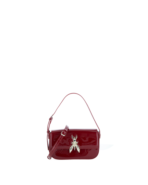 Borsa pelle verniciata