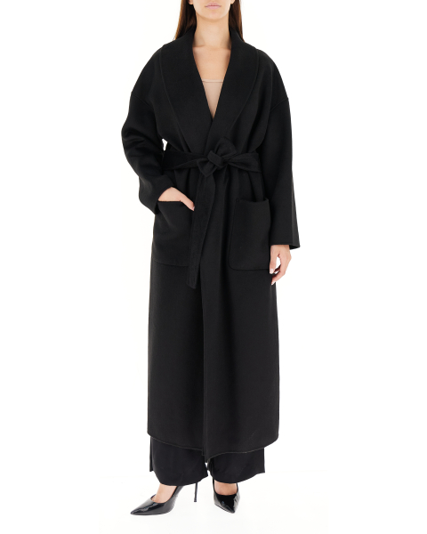 Cappotto con cintura