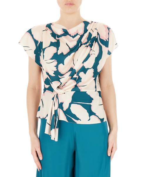 Blusa drappeggiata