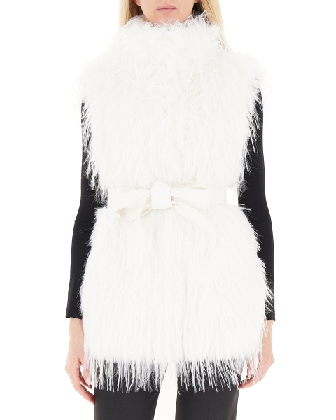 Gilet finta pelliccia