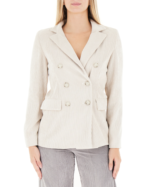 Blazer velluto costine