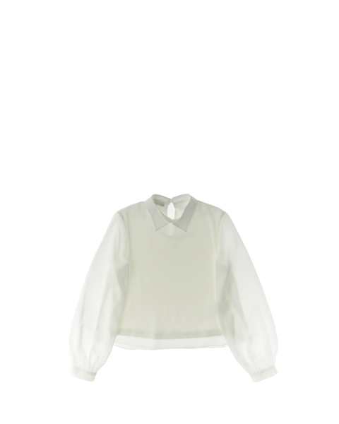 Blusa maniche lunghe