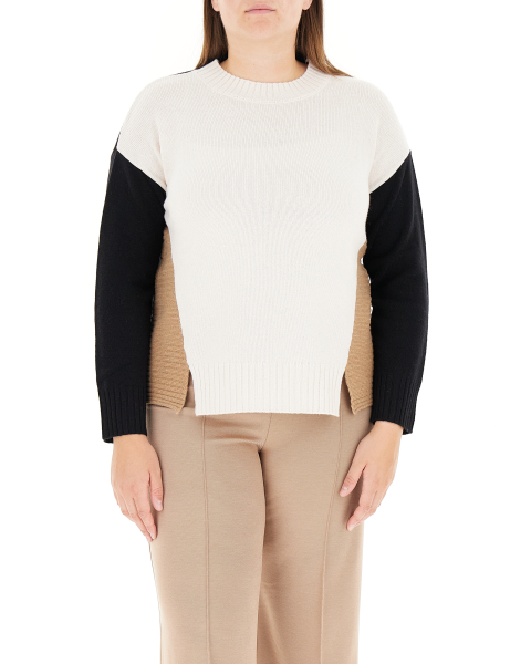 Maglione misto lana