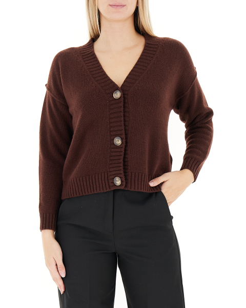 Cardigan misto lana