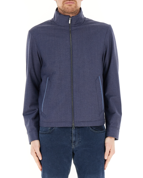 Giacca lana seta imbottita