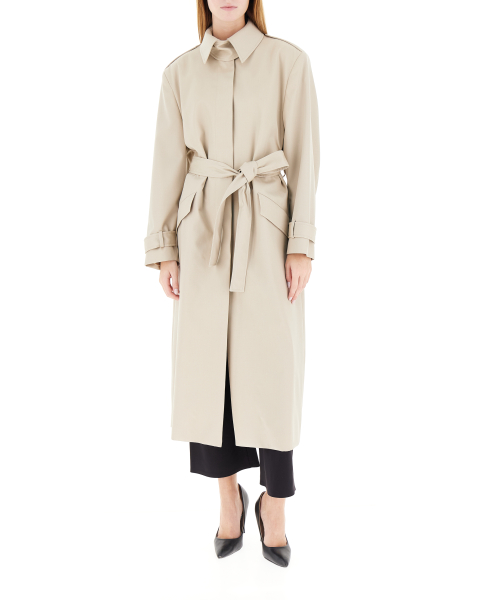 Trench lana vergine