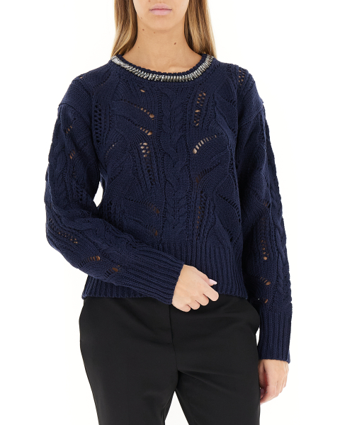 Maglione misto lana