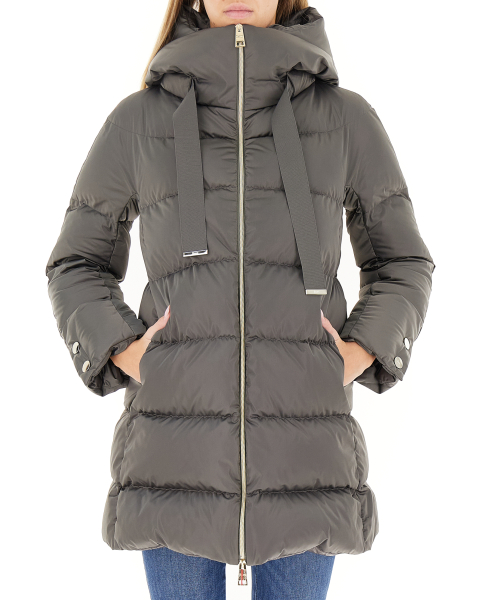 Piumino con cappuccioc