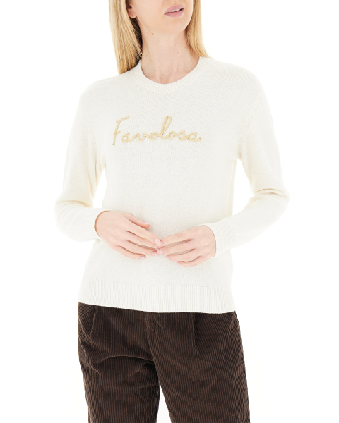 Maglione misto cashmere