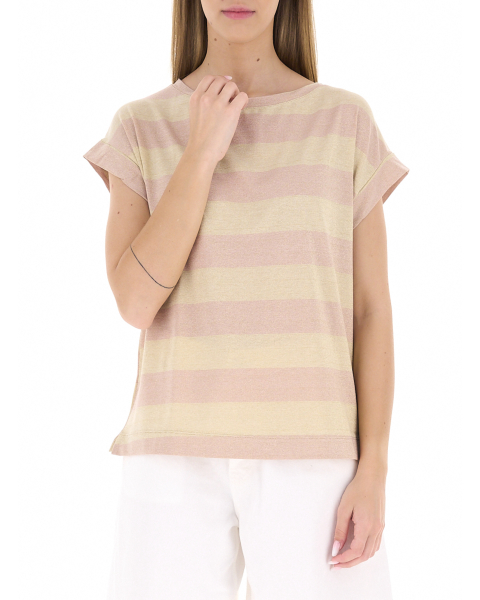 T-shirt con lurex