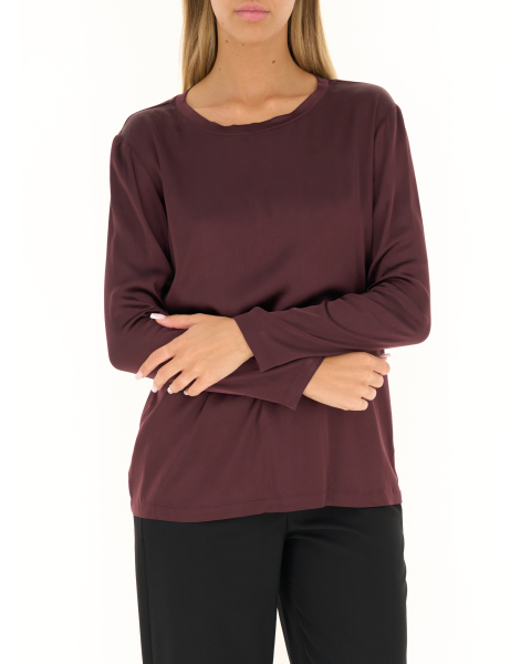 Blusa maniche lunghe