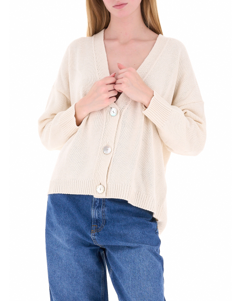 Cardigan scollo a V