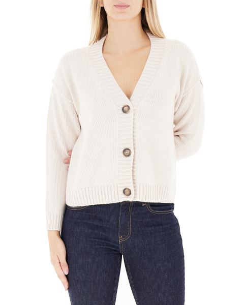 Cardigan misto lana