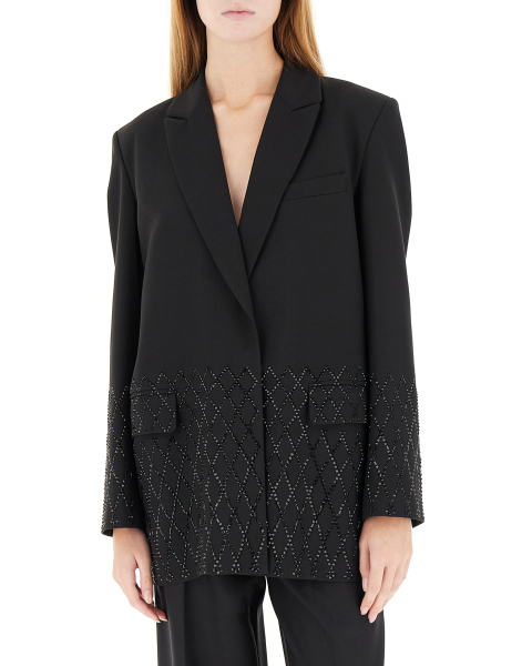 Blazer con strass