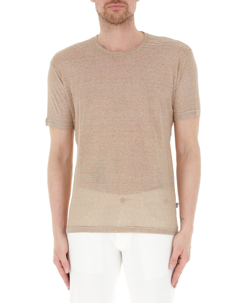 T-shirt misto lino