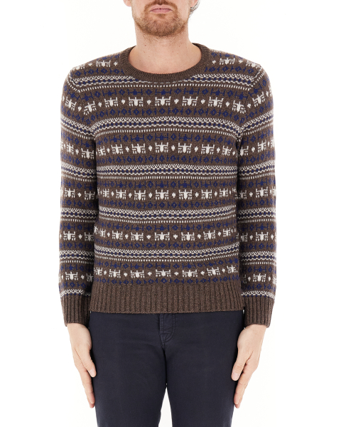 Maglione lana girocollo