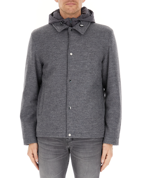 Overshirt knitted wool