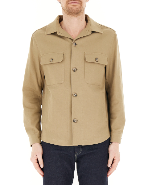Giacca overshirt cotone