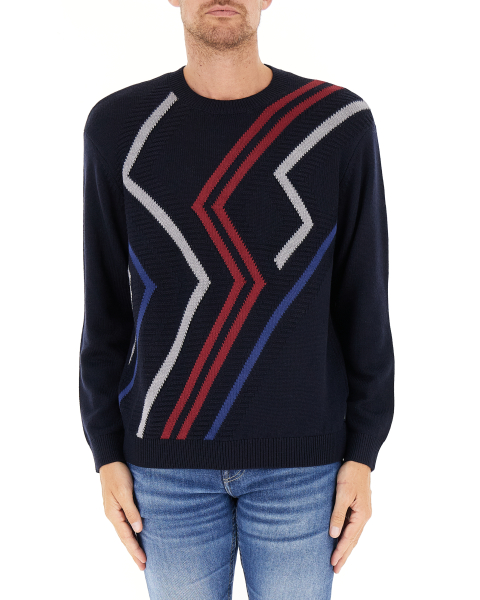 Maglione girocollo lana