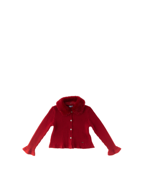 Cardigan a costine