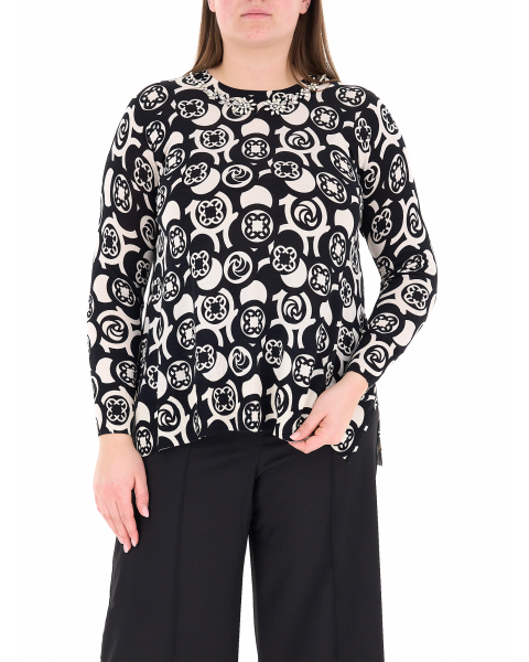 Maglia con strass