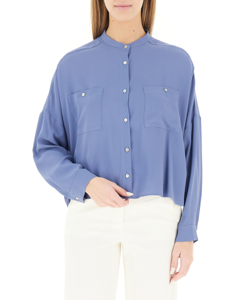Camicia misto seta