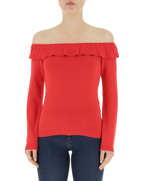 Maglia con volant