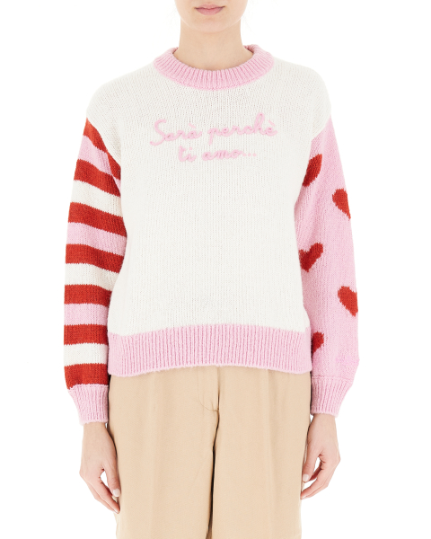 Maglione misto alpaca