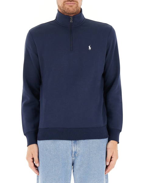 Felpa mezza zip