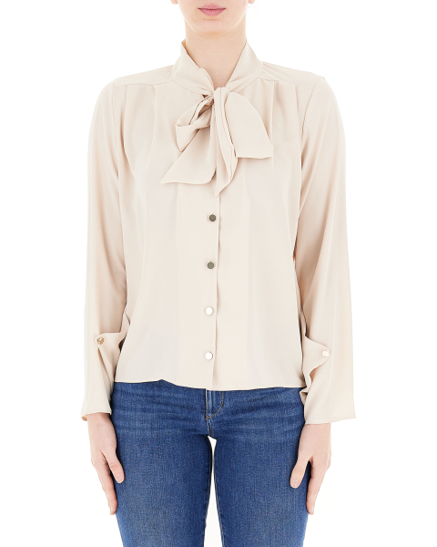 Blusa con fiocco