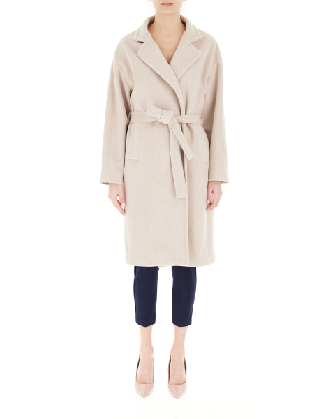 Cappotto con cintura