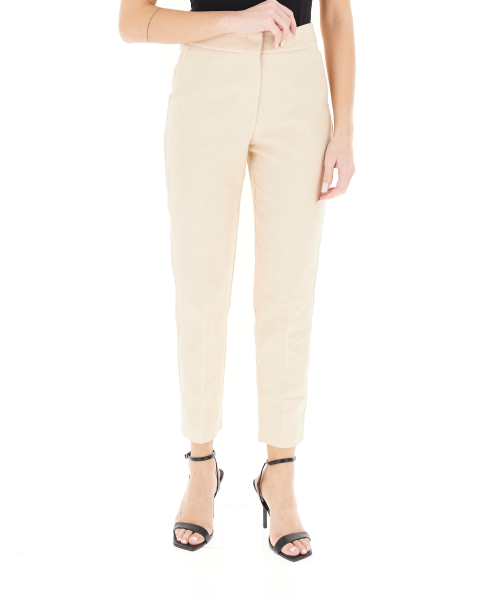 Pantalone misto lino