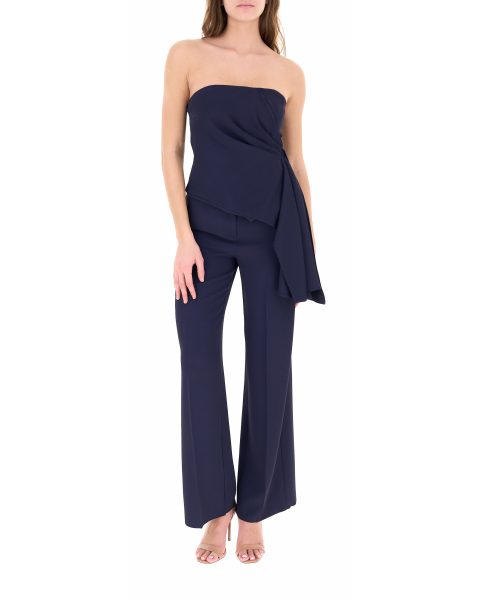 Jumpsuit con drappeggio