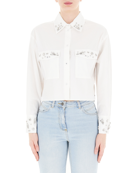Camicia con strass