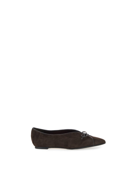 Ballerine pelle scamosciata