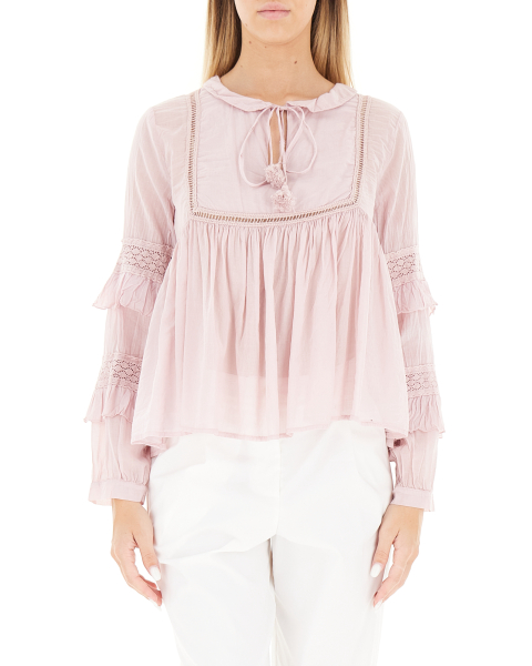 Blusa con volants