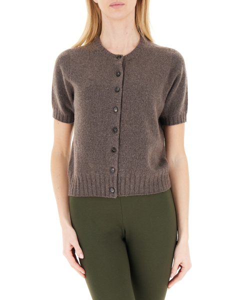 Cardigan cashmere seta lana