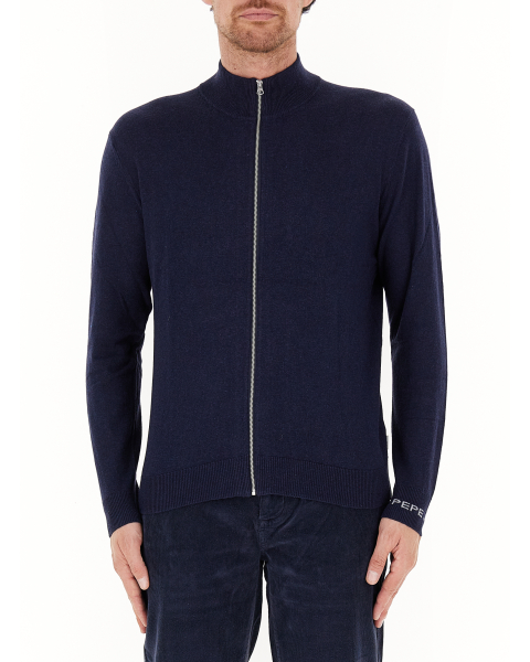Cardigan con zip