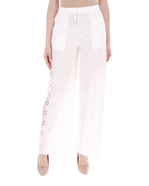 Pantalone con inserti